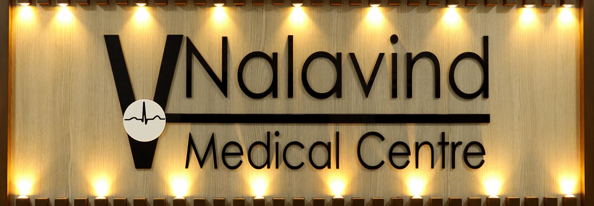 Nalavind Medical Centre illuminated signage